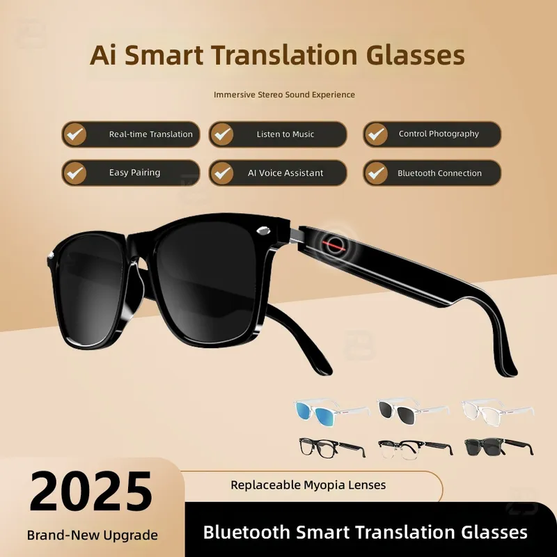 Mix Audio Music - Smart AI Translation Glasses Bluetooth Audio
