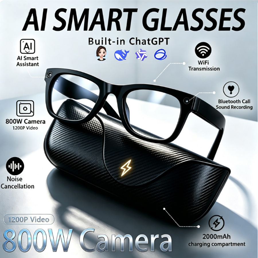 Audio Music Free Online - MT5-mini Smart Glasses 800W HD Camera