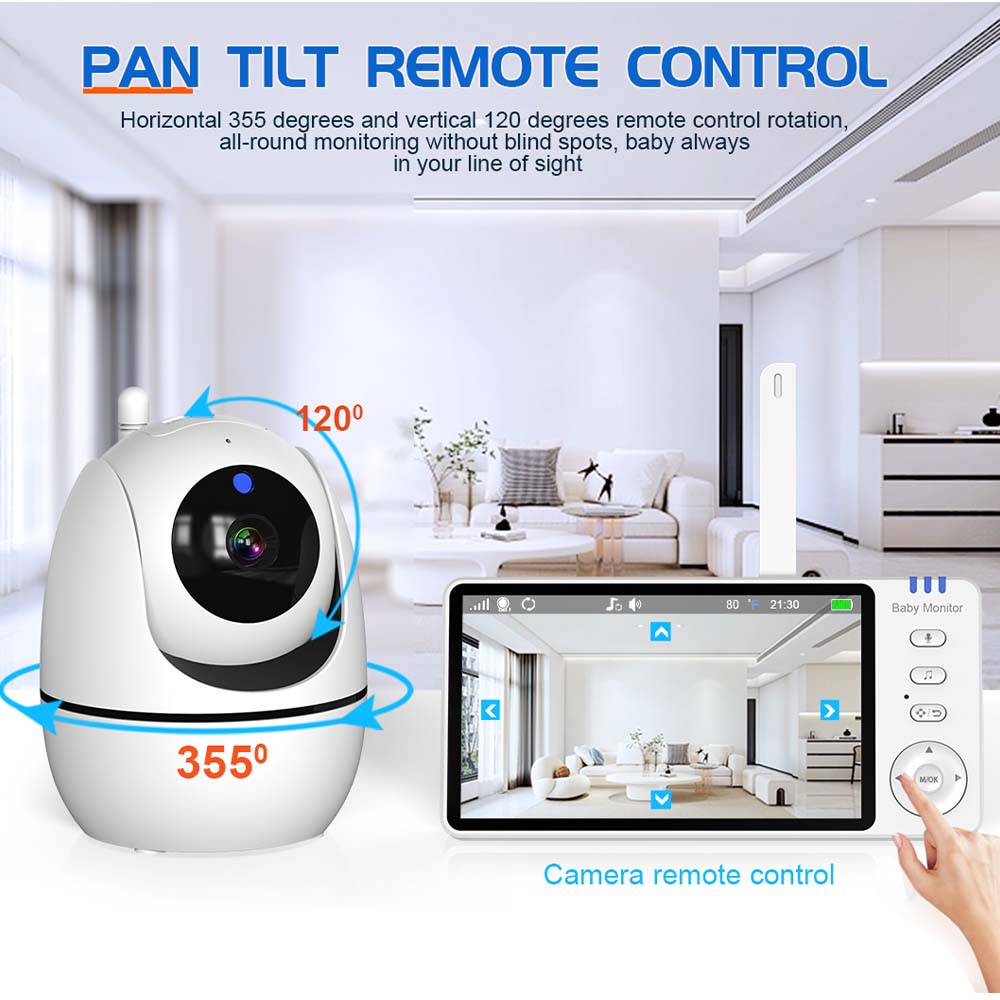 5 Inch Video Baby Monitor Indo - đánh giá và giá Audio Music Videos