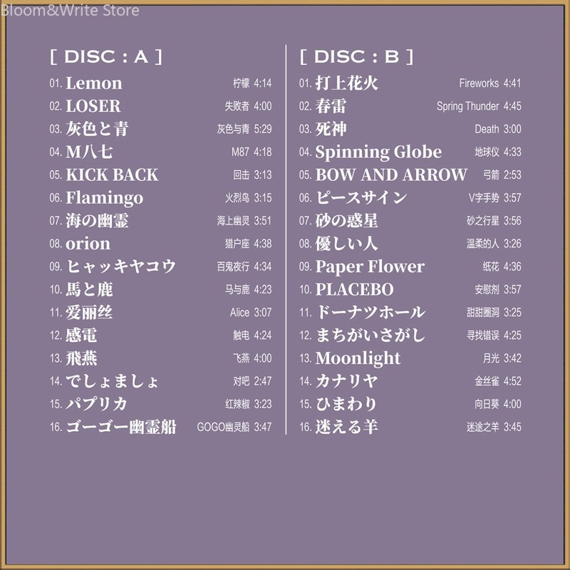 Lemon 2‑Disc Music CD Set AAD  - đánh giá và giá Audio Music Cut
