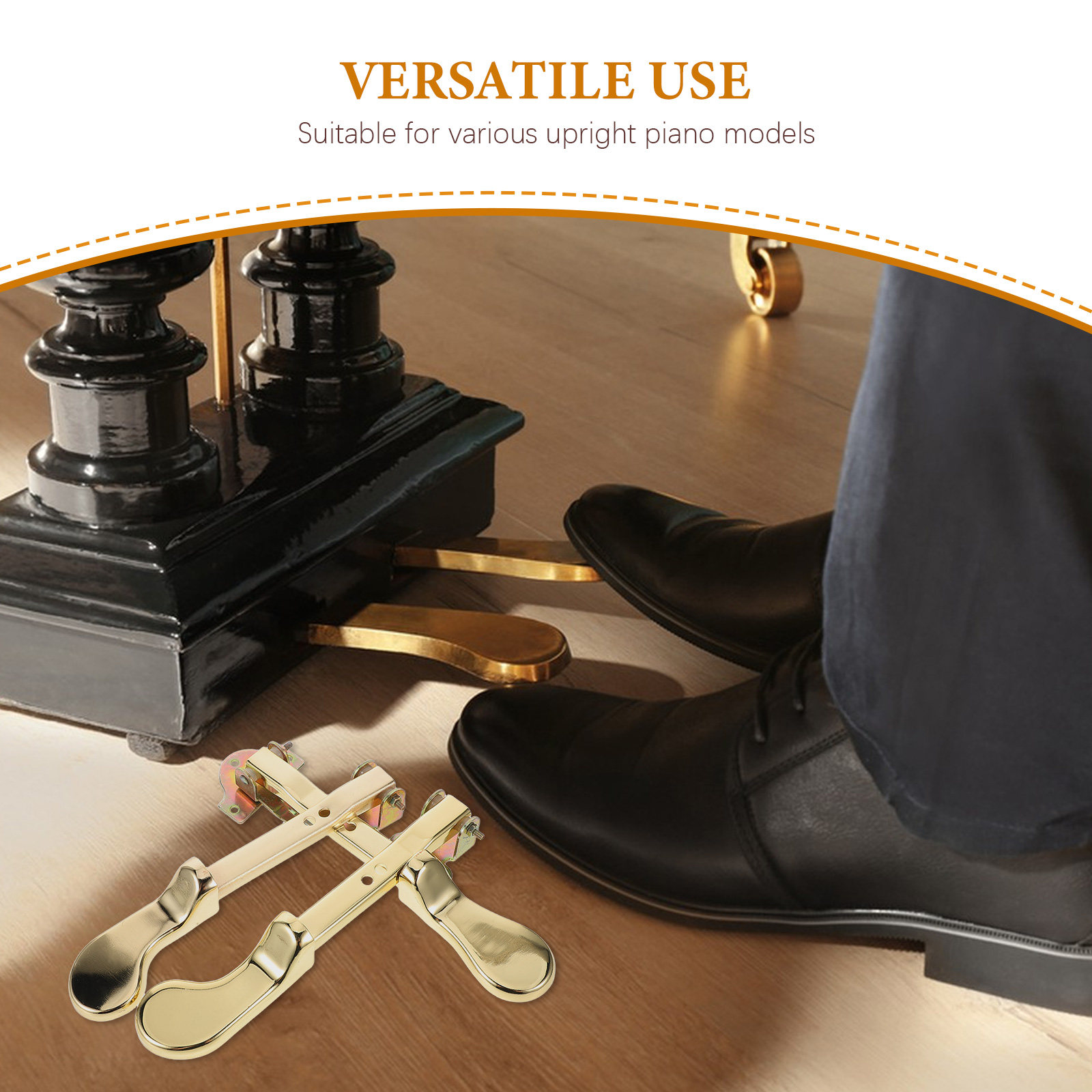 3Pcs Upright Piano Sustain Ped - đánh giá và giá Piano Sustain Pedal