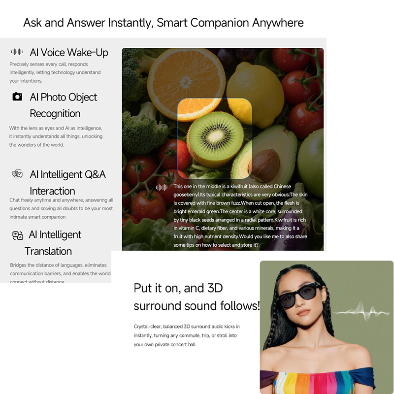 2026 AI smart Glasses HD 800W  - đánh giá và giá Mix Audio Music