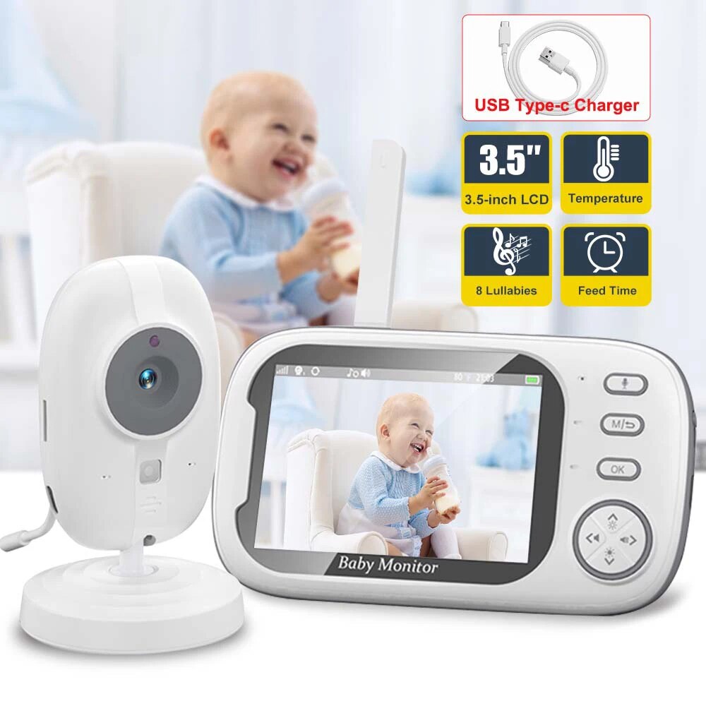 3.5'' Video Baby Monitor 2.4G  - đánh giá và giá Audio Music Videos