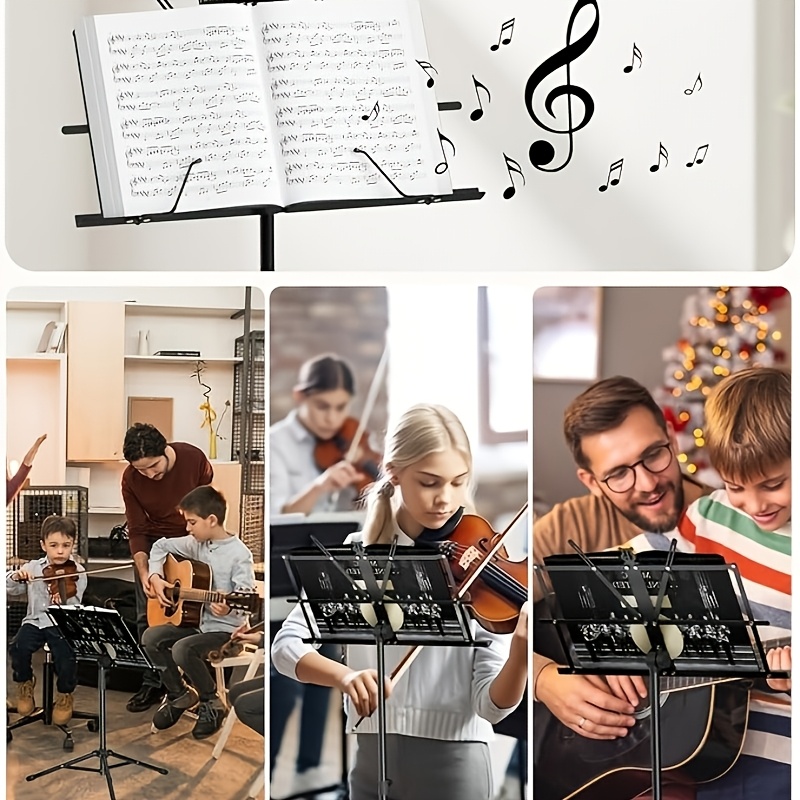 2-in-1 Foldable & Portable She - đánh giá và giá Music Stand Folding