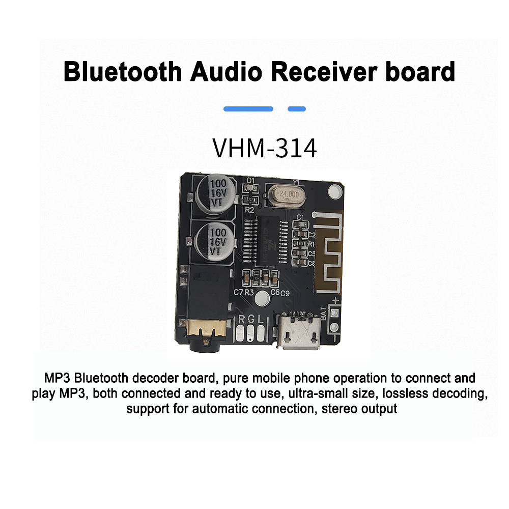 MP3 Receiver Decoder Board VHM - đánh giá và giá Audio Music Converter To Mp3