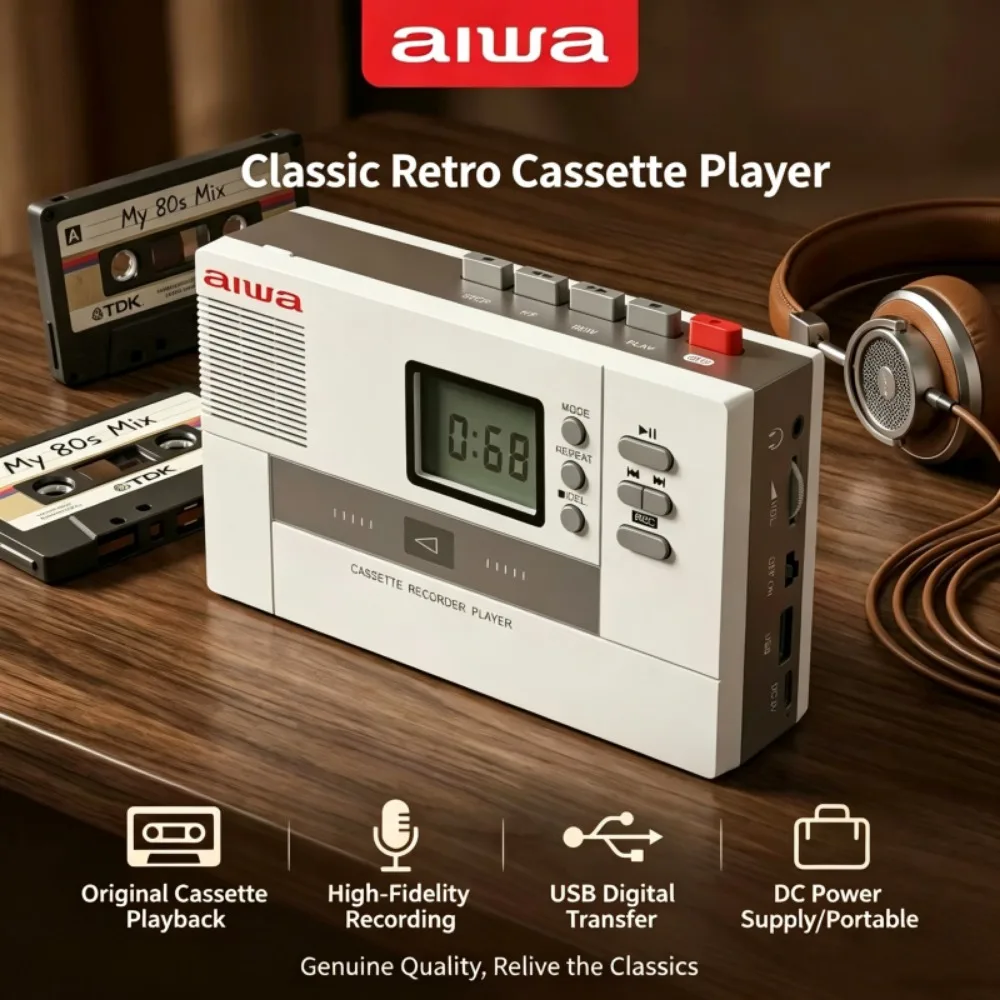Retro Portable Cassette Player - đánh giá và giá Audio Music Converter To Mp3