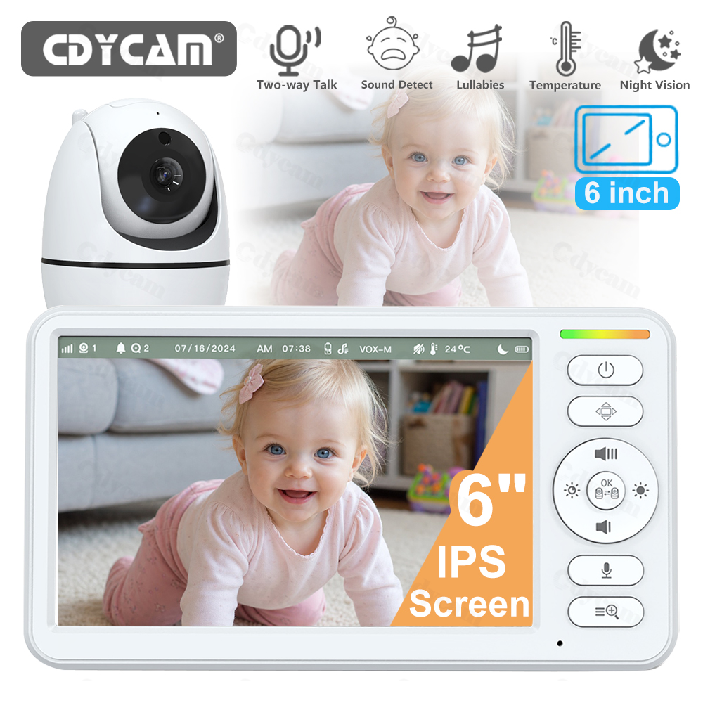 6 Inch Baby Monitor No WiFi PT - đánh giá và giá Audio Music Kids